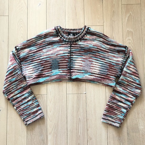 The Ragged Priest UO Spacewave Cropped Sweater Size M - Picture 2 of 10